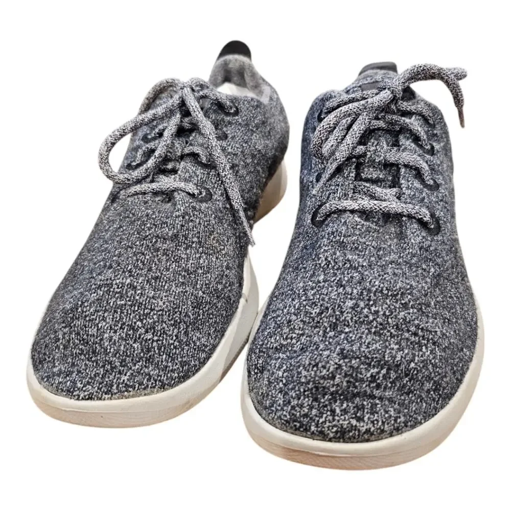 Allbirds Shoes Mens 11 Wool Runners Gray Superfine NZ Merino Wool Sneakers